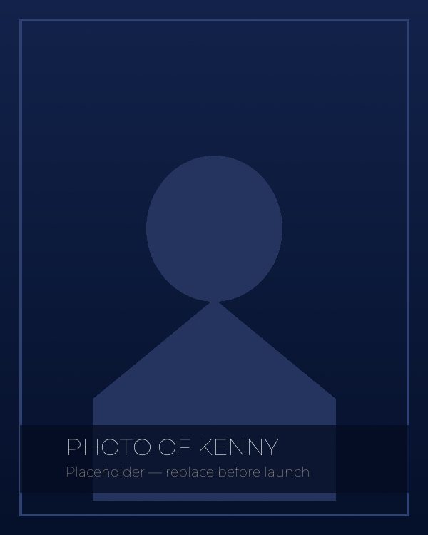 Placeholder for a photograph of owner Kenny McMahon
